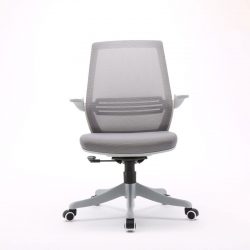 Sihoo M59 Grey Ergonomic Conference Chair with Wheels and Adjustable Armrests for Small Space