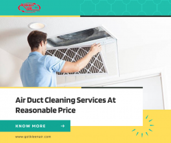 Air Duct Cleaning Services At Reasonable Price