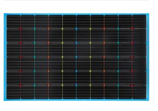 Double Glass Blue Color Bipv Pv Solar Panel