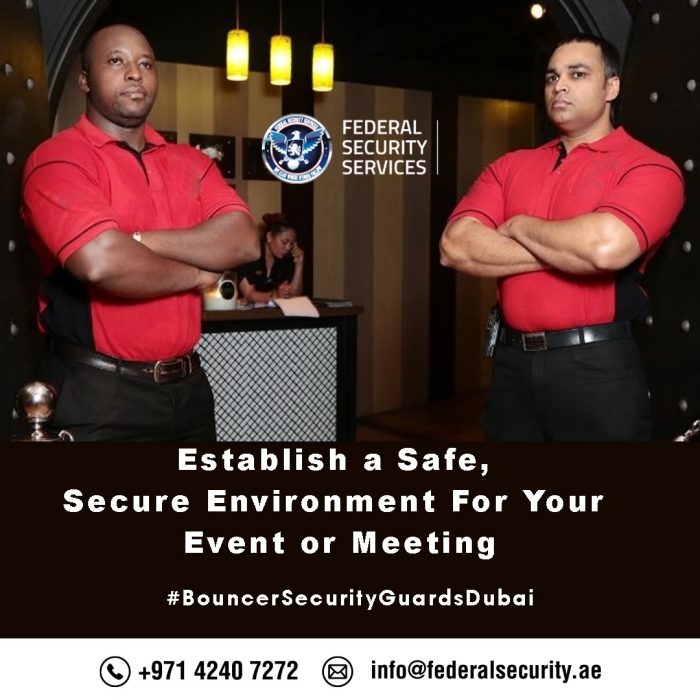 Bouncer Security Guard Services in Dubai