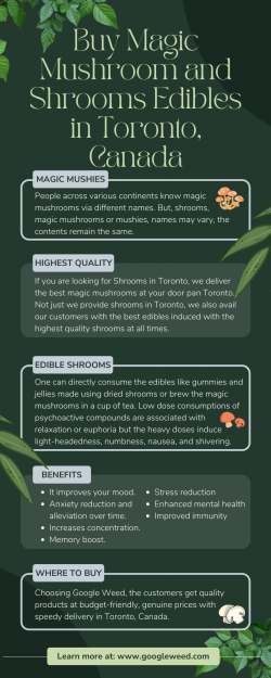 Buy Magic Mushroom and Shrooms Edibles in Toronto, Canada