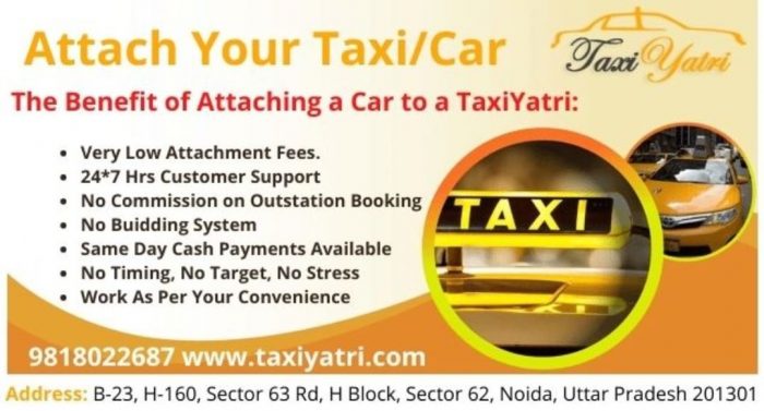 cab attachment service all over India.