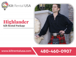 Casual Highlander Kilt Rental Package from Kilt Rental USA