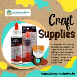 Buy all kinds of Art and Craft supplies and materials online at Antarrashtriya