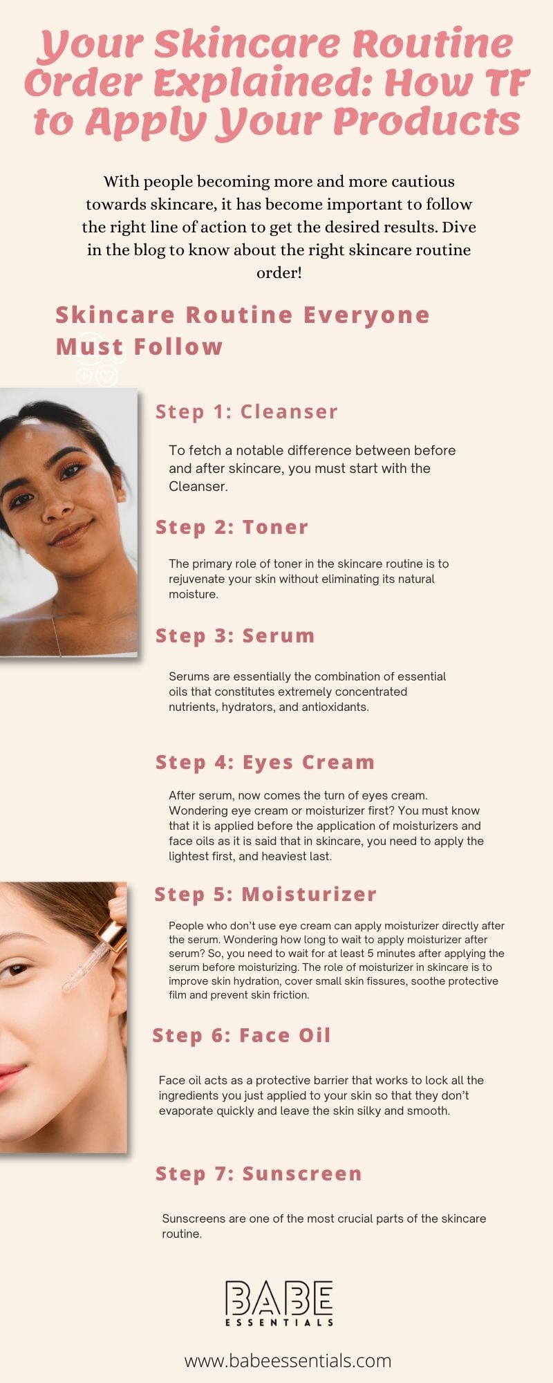 Your Skincare Routine Order Explained: How To to Apply Your Products