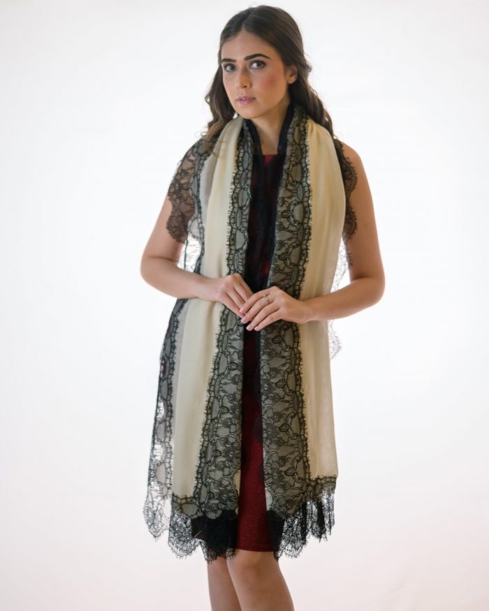 Explore designer cashmere shawl collections at Queenmark
