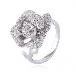Rosa” Crystal Ring – Multiple Colors