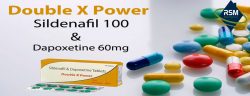 Buy Sildenafil 100mg + Dapoxetine 60mg (Double X Power) Tablets – Free Online Shipping