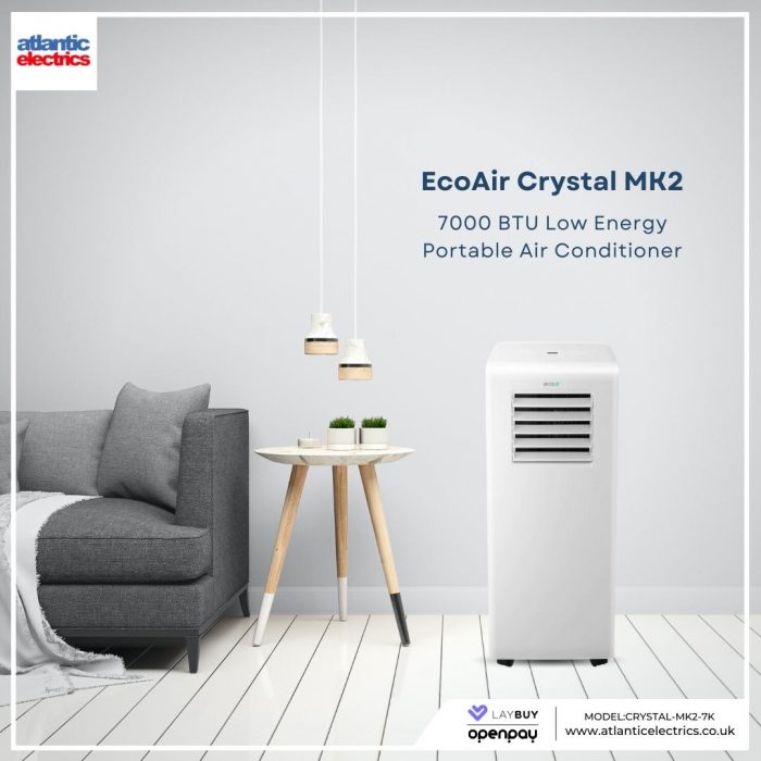 EcoAir Crystal MK2 7000 BTU Portable Air Conditioner