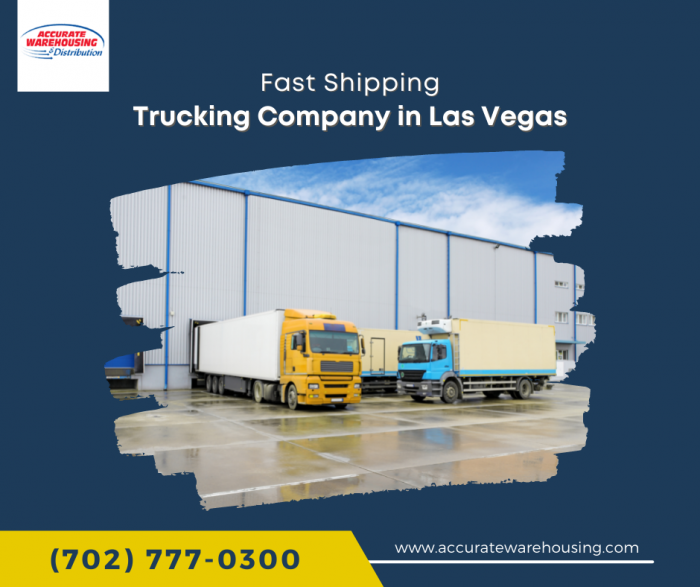 Fast Shipping Trucking Company in Las Vegas