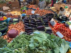 Food market in Entebbe