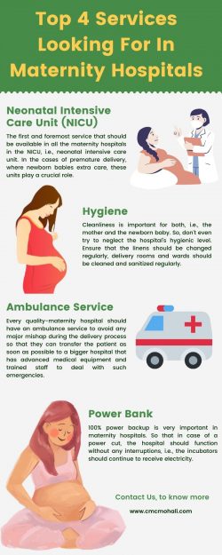 Top 4 Services Looking For In Maternity Hospitals