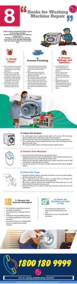 Hacks for Washing Machine Repair
