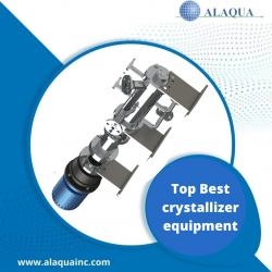 Crystallizers are used in industries to separate liquid and solid components.