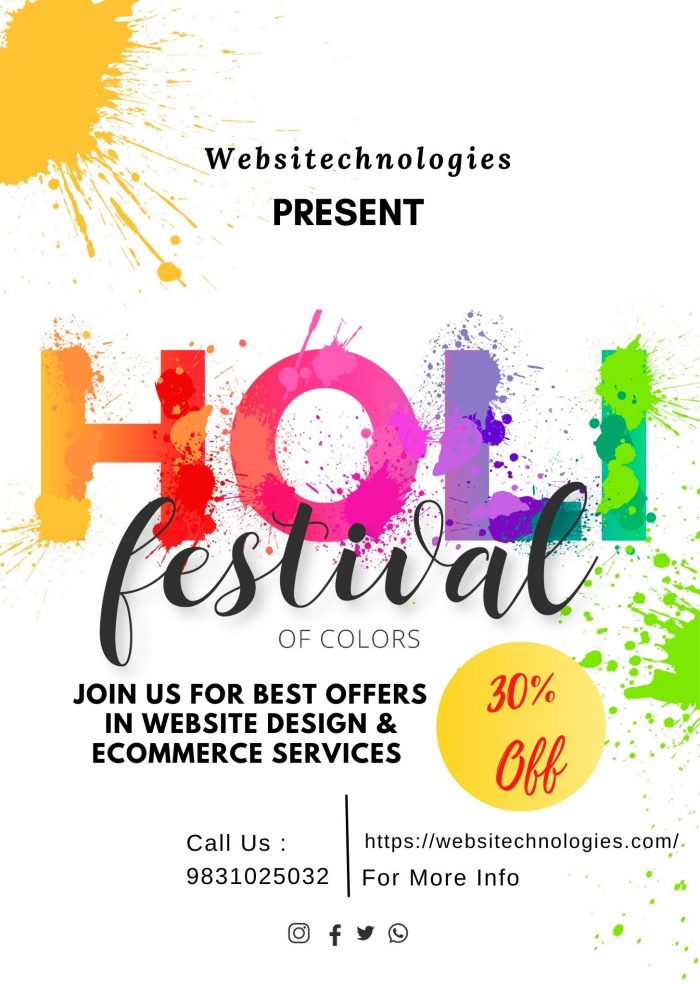 Give Your Website A Vibrant Colorful Touch This Holi