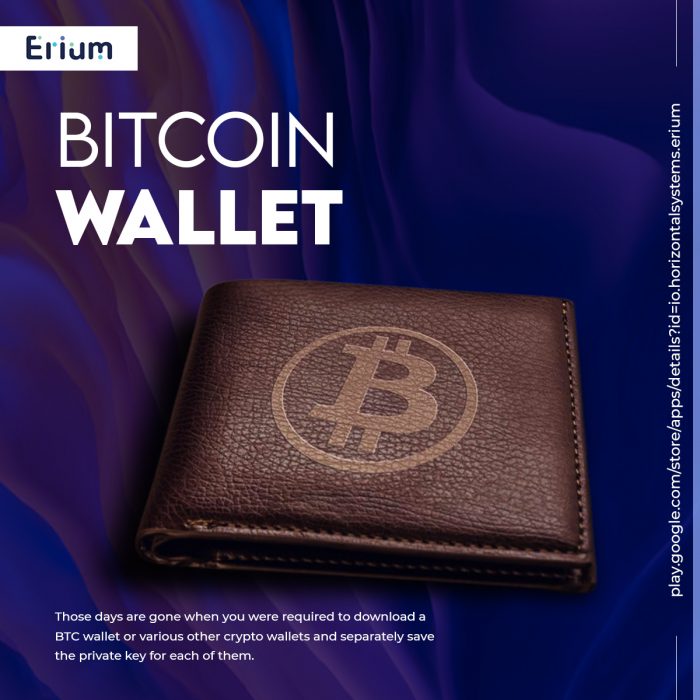 Choose the most user-friendly Bitcoin wallet – Erium App
