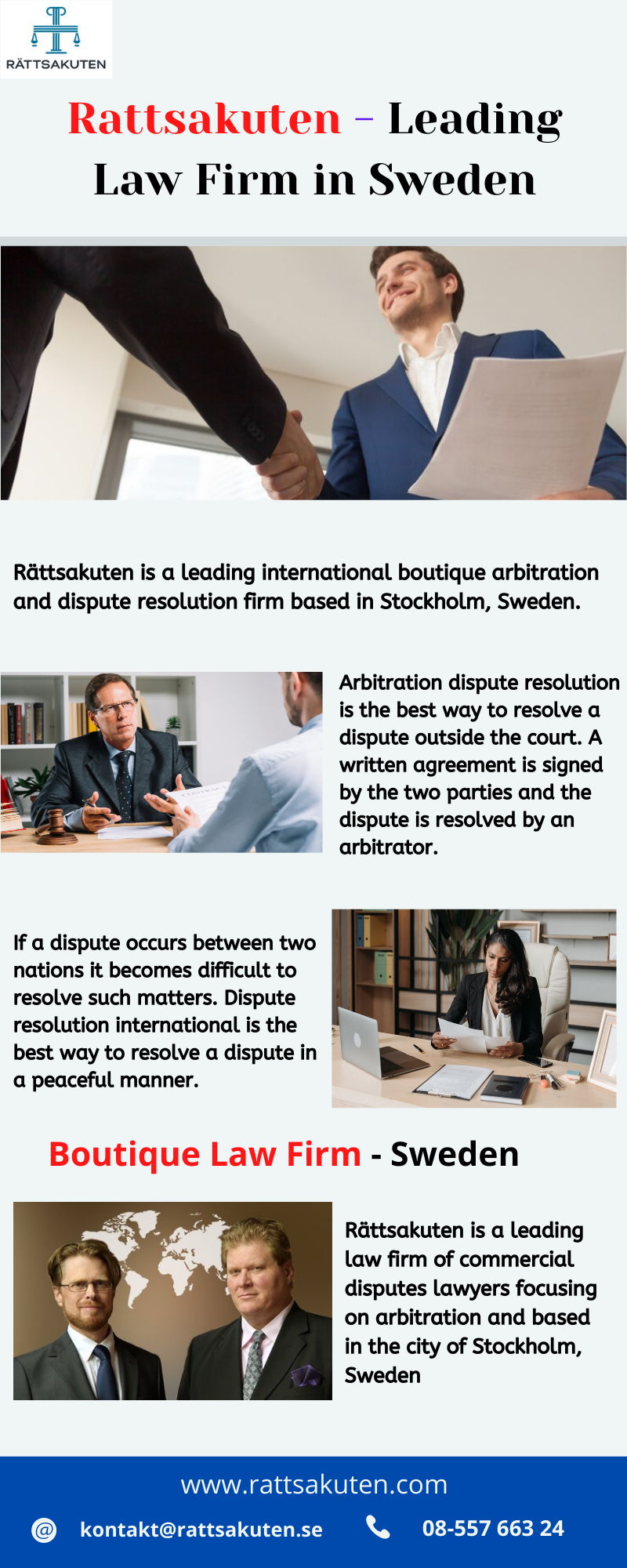 Rättsakuten – Leading Law Firm in Sweden