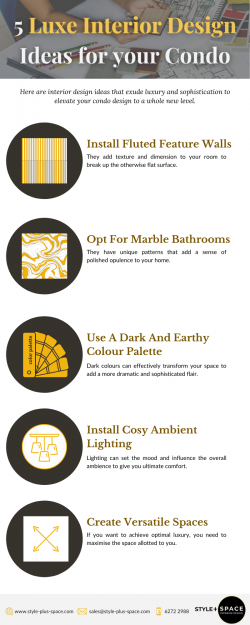 5 Luxe Interior Design Ideas For Your Condo
