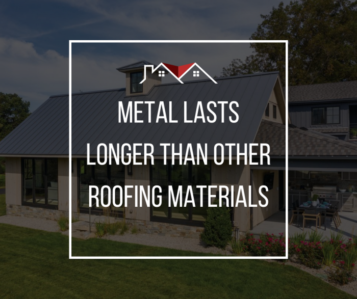 Metal Lasts Longer Than Other Roofing Materials