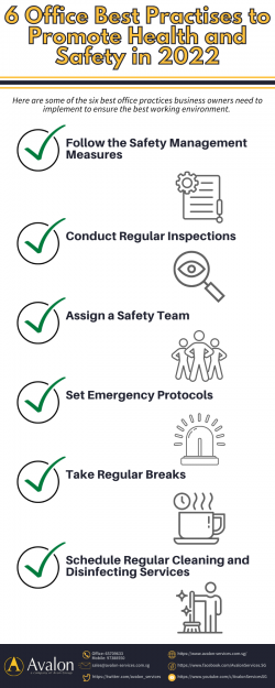6 Office Best Practises To Promote Health And Safety in 2022
