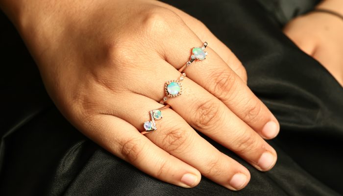Real Handmade Gemstone Opal Jewelry