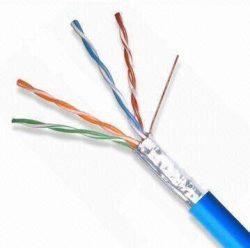 4-pair FTP CAT 5E Cable with 0.51mm BC(0.51CCA) Conductor and 8mm Minimum Bend Radius