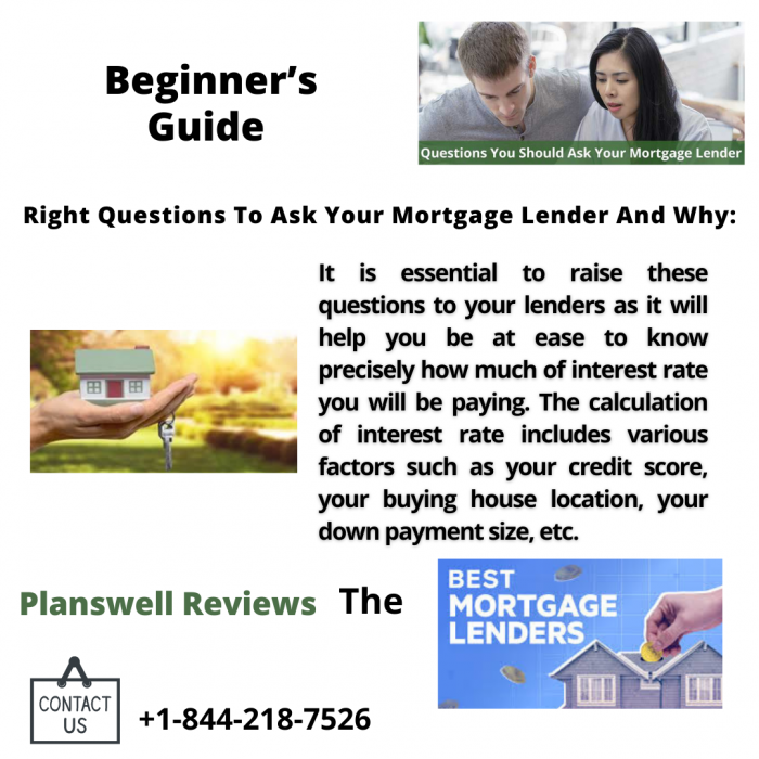 Planswell Reviews – Questions To Ask Your Mortgage Lender