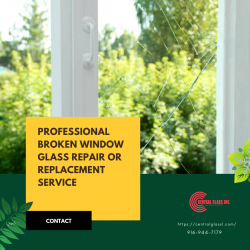 Professional Broken Window Glass Repair or Replacement Service