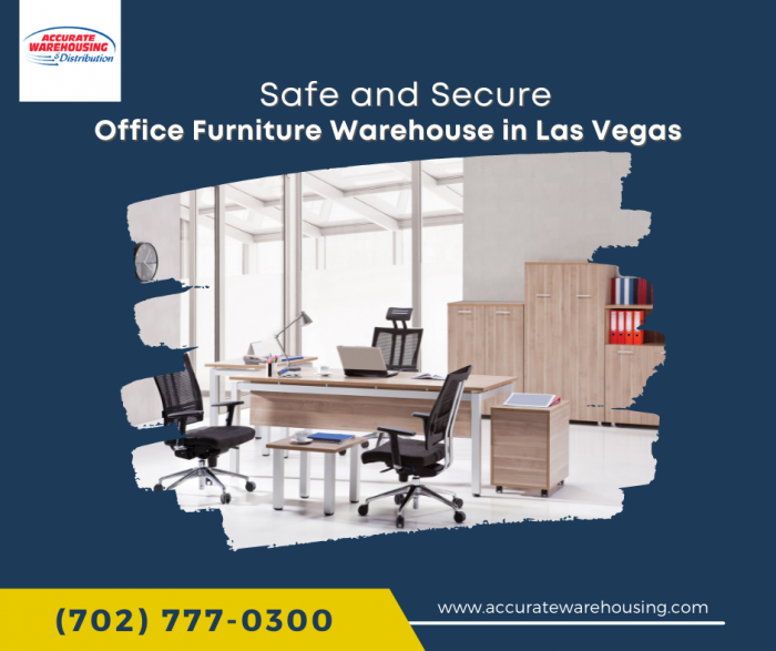 Safe and Secure Office Furniture Warehouse in Las Vegas