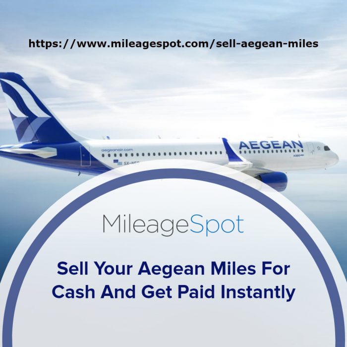 Sell Aegean Airline Miles And Get Instant Cash