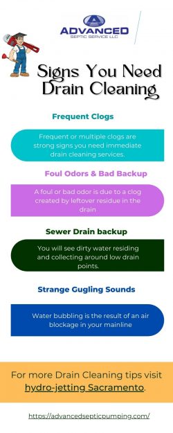 Signs You Need Drain Cleaning