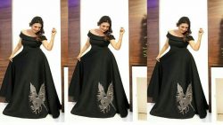 Black Colour Evening Gown
