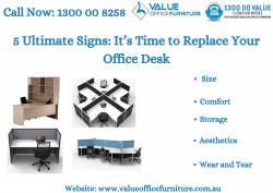 5 Topmost Signs It’s Time to Get a New Office Desk | Value Office Furniture