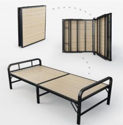Wholesale Cheap Price Foldable Wooned Bed