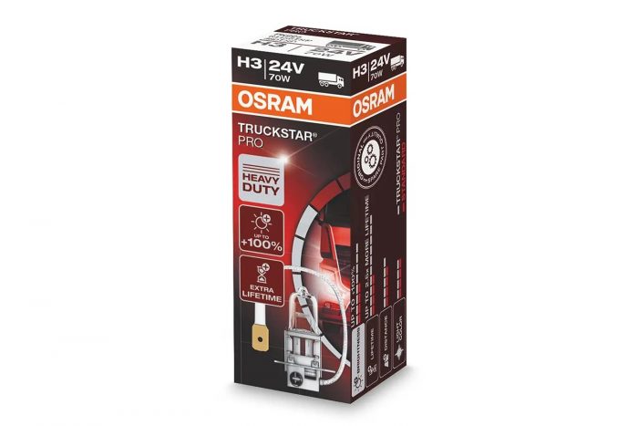 Osram Truckstar Pro H3 24v halogenlampa