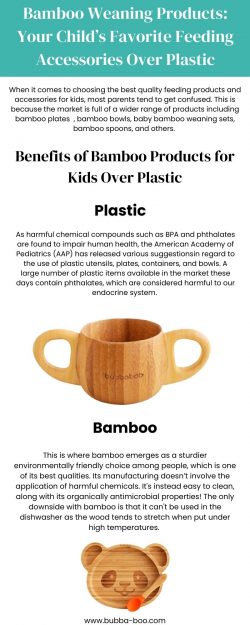 Bamboo Weaning Products: Your Child’s Favorite Feeding Accessories Over Plastic