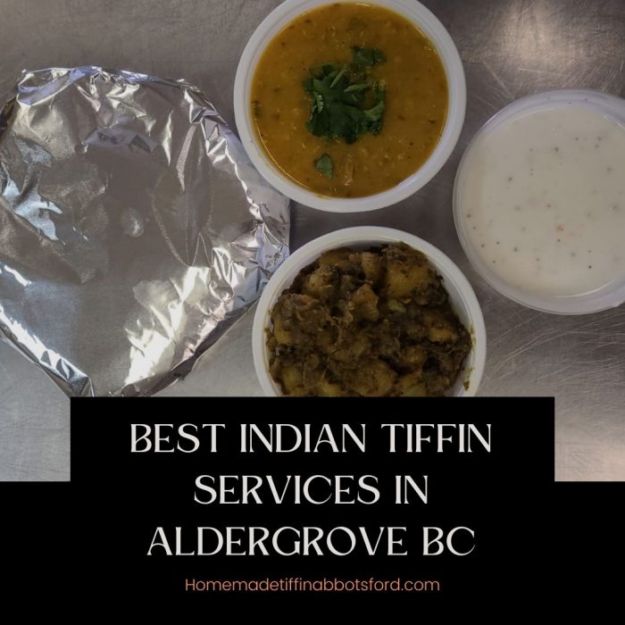 Best Indian Tiffin Services in Aldergrove BC