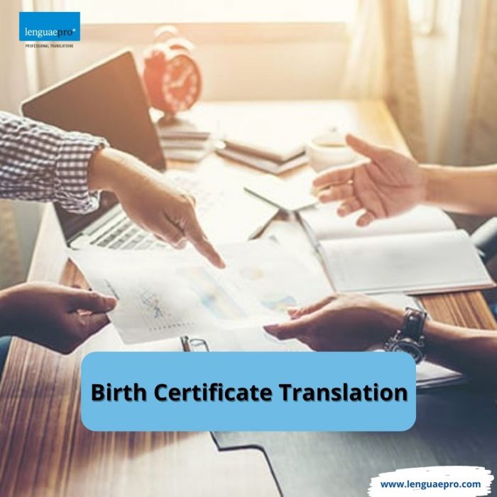 Best Birth Certificate Translation