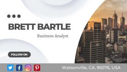 Brett Bartle Santa Cruz | Professional Business Analyst