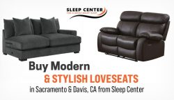 Buy Modern and Stylish Loveseats from Sleep Center in Sacramento & Davis, CA