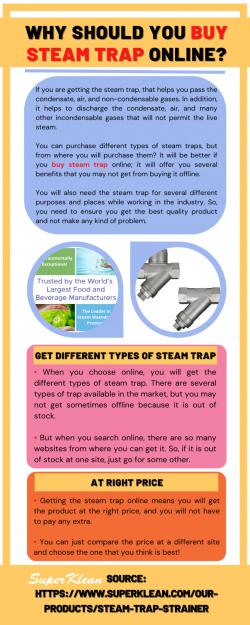 Main Uses Of Buying Steam Trap Online