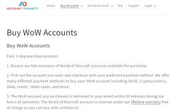 Buy World of Warcraft Account