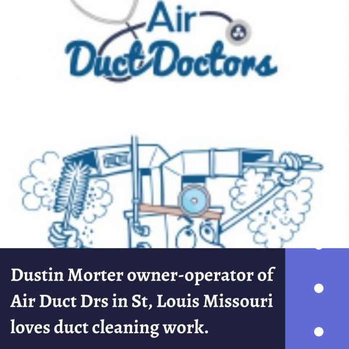 Call Dustin Morter for All Your Air Duct Cleaning Needs