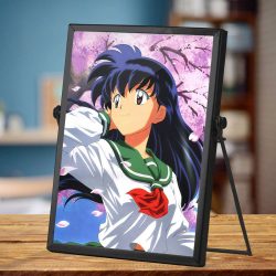 Anime Plaque Classic Celebrity Plaque Inuyasha by Anime Plaque with Black Frame