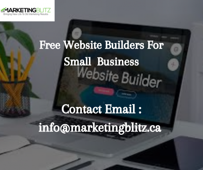 Free Website Builders For Small Business