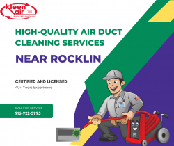 High-Quality Air Duct Cleaning Services Near Rocklin