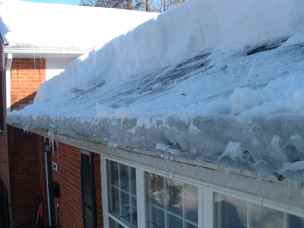 Solutions For Ice Covered Roofs.