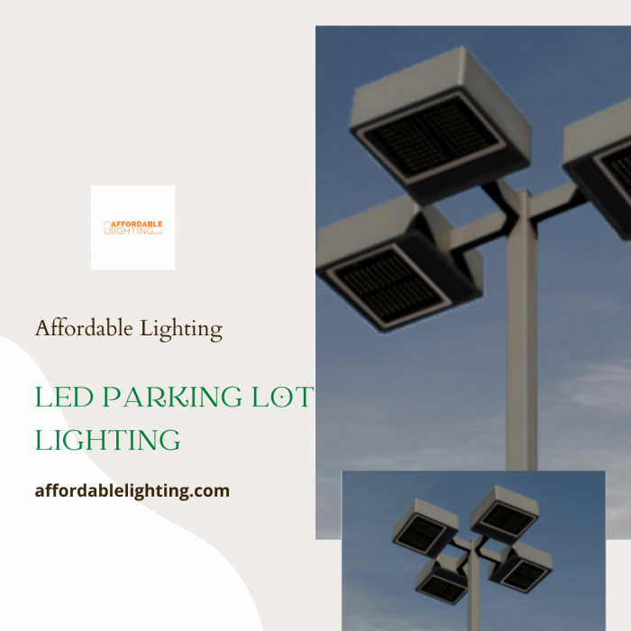 LED parking lot lighting