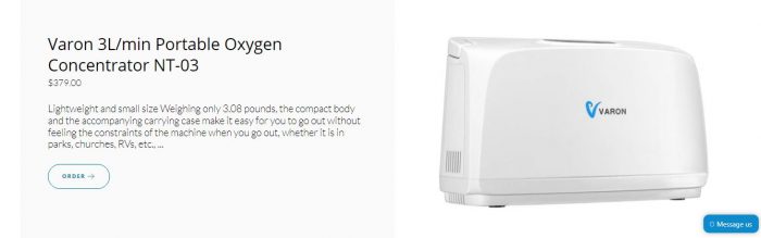 Nt-01 oxygen concentrator