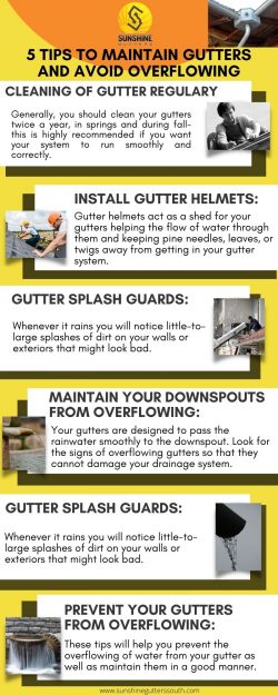5 Tips To Maintain Gutters And Avoid Overflowing